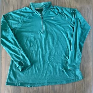 Nike Teal Dri-FIT Running Pullover